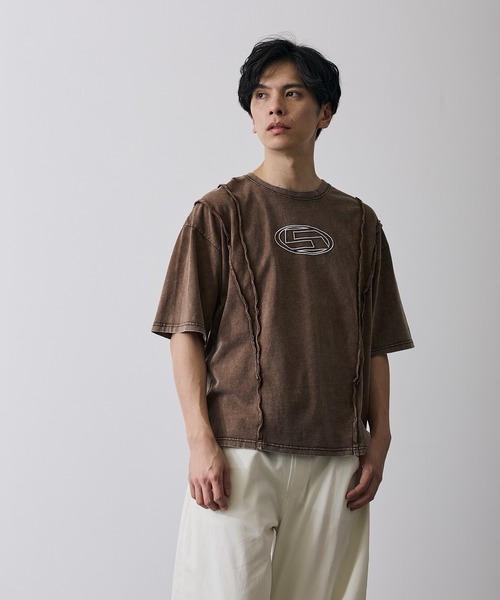 improves（インプローブス）の「オーバルロゴ 半袖 グランジ Tシャツ（Tシャツ/カットソー・メンズ・ブラウン/ブラック・X-LARGE/LARGE/MEDIUM/SMALL）」の18枚目の写真