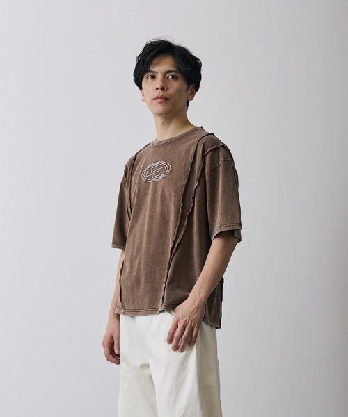 improves（インプローブス）の「オーバルロゴ 半袖 グランジ Tシャツ（Tシャツ/カットソー・メンズ・ブラウン/ブラック・X-LARGE/LARGE/MEDIUM/SMALL）」の19枚目の写真