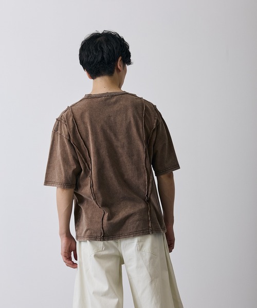 improves（インプローブス）の「オーバルロゴ 半袖 グランジ Tシャツ（Tシャツ/カットソー・メンズ・ブラウン/ブラック・X-LARGE/LARGE/MEDIUM/SMALL）」の22枚目の写真