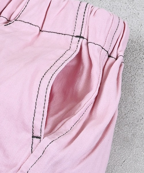 MARKEY'S(マーキーズ)の「ヘリンボンツイルミリタリーパンツ(カーゴパンツ・キッズ・ネイビー/ライトピンク・100/140/130/120/110/90/150)」の15枚目の写真