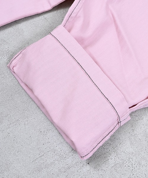 MARKEY'S(マーキーズ)の「ヘリンボンツイルミリタリーパンツ(カーゴパンツ・キッズ・ネイビー/ライトピンク・100/140/130/120/110/90/150)」の18枚目の写真