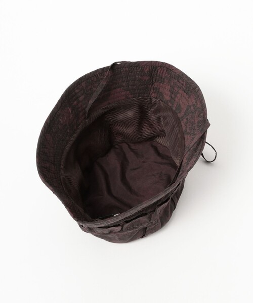 BEAMS PLUS（ビームスプラス）の「Jungle Hat 2 Nylon Camo Print Garment Dye（ハット・メンズ・ブラウン/イエロー・ONE SIZE）」の6枚目の写真