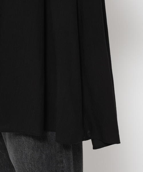 LOWRYS FARM（ローリーズファーム）の「ヨウリュウフリルチュニックブラウス　638707（シャツ/ブラウス・レディース・アイボリー/ブラック/オフホワイト・FREE）」の9枚目の写真