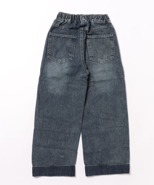 URBAN CHERRY(アーバンチェリー)の「折り返しデザインストレートデニム(デニムパンツ・キッズ・ブルー・110cm/120cm/130cm/140cm/150cm)」の21枚目の写真
