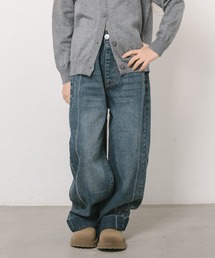 URBAN CHERRY | 折り返しデザインストレートデニム(デニムパンツ)
