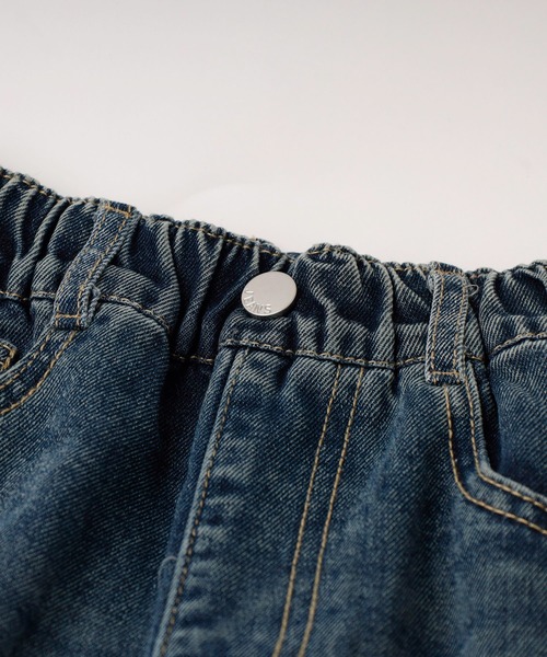 URBAN CHERRY(アーバンチェリー)の「折り返しデザインストレートデニム(デニムパンツ・キッズ・ブルー・110cm/120cm/130cm/140cm/150cm)」の9枚目の写真