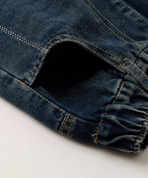 URBAN CHERRY(アーバンチェリー)の「折り返しデザインストレートデニム(デニムパンツ・キッズ・ブルー・110cm/120cm/130cm/140cm/150cm)」の13枚目の写真