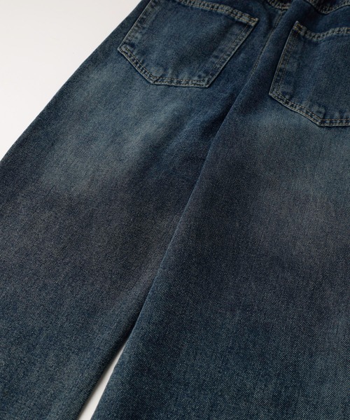 URBAN CHERRY(アーバンチェリー)の「折り返しデザインストレートデニム(デニムパンツ・キッズ・ブルー・110cm/120cm/130cm/140cm/150cm)」の16枚目の写真