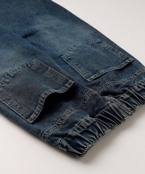 URBAN CHERRY(アーバンチェリー)の「折り返しデザインストレートデニム(デニムパンツ・キッズ・ブルー・110cm/120cm/130cm/140cm/150cm)」の18枚目の写真