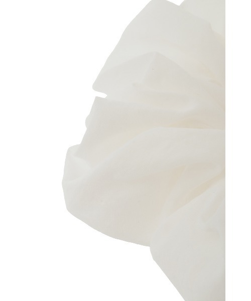 CLANE(クラネ)の「SHEER SCRUNCHIE(シュシュ・レディース・ホワイト/ブラック/アイボリー・F)」の6枚目の写真