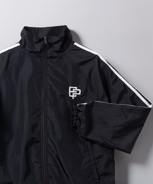 BAYBLO(ベイブロ)の「(SA) 裏メッシュ ライン ロゴ トラックジャケット(ナイロンジャケット・メンズ・ブラック/ネイビー/ブラウン・LL/M/L)」の1枚目の写真