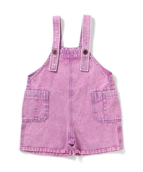 BREEZE（ブリーズ）の「デニムサロペット（サロペット/オーバーオール・キッズ・ピンク/サックスブルー・130/100/90/80/120/110）」の9枚目の写真