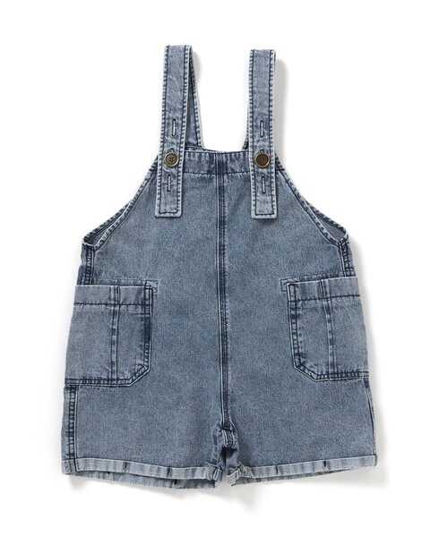 BREEZE（ブリーズ）の「デニムサロペット（サロペット/オーバーオール・キッズ・ピンク/サックスブルー・130/100/90/80/120/110）」の12枚目の写真