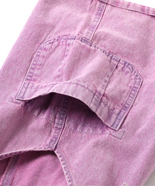 BREEZE（ブリーズ）の「デニムサロペット（サロペット/オーバーオール・キッズ・ピンク/サックスブルー・130/100/90/80/120/110）」の18枚目の写真