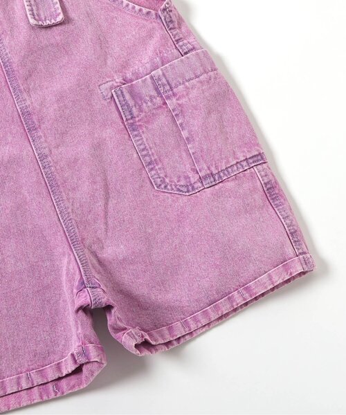 BREEZE（ブリーズ）の「デニムサロペット（サロペット/オーバーオール・キッズ・ピンク/サックスブルー・130/100/90/80/120/110）」の19枚目の写真