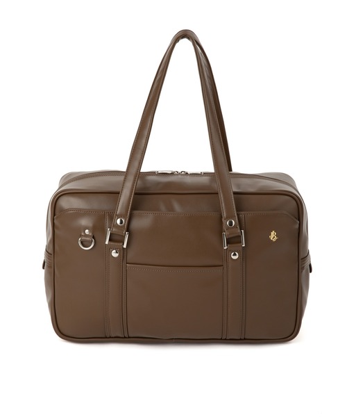 Jewelna Rose（ジュエルナローズ）の「【Jewelna Rose/ジュエルナローズ】 JBJ スクールバッグ 22L スクールボストン スクバ（ボストンバッグ・レディース・ブラウン/ブラウン系その他2/ブラウン系その他/ブラック・FREE）」の3枚目の写真