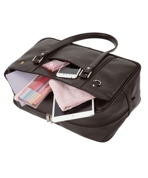 Jewelna Rose（ジュエルナローズ）の「【Jewelna Rose/ジュエルナローズ】 JBJ スクールバッグ 22L スクールボストン スクバ（ボストンバッグ・レディース・ブラウン/ブラウン系その他2/ブラウン系その他/ブラック・FREE）」の22枚目の写真