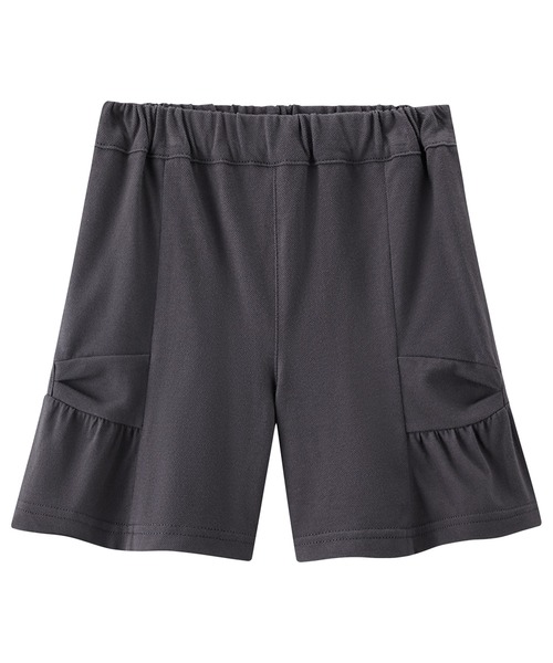 combimini(コンビミニ)の「ストレッチカノコキュロットパンツ(その他パンツ・キッズ・ダークオレンジ/スミクロ・80/90/100/110/120)」の3枚目の写真