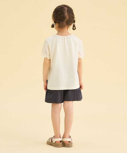 combimini(コンビミニ)の「ストレッチカノコキュロットパンツ(その他パンツ・キッズ・ダークオレンジ/スミクロ・80/90/100/110/120)」の6枚目の写真