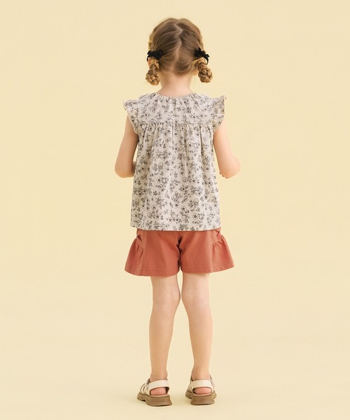 combimini(コンビミニ)の「ストレッチカノコキュロットパンツ(その他パンツ・キッズ・ダークオレンジ/スミクロ・80/90/100/110/120)」の11枚目の写真