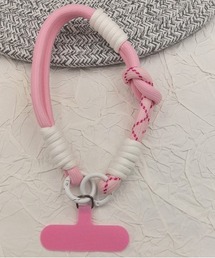 ALWAYS GOOD TIME（オルウェイズグッドタイム）の「【選べるカラー】コード編み スマホショートストラップ／マルチショートストラップ（スマホグッズ）」