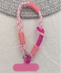 ALWAYS GOOD TIME（オルウェイズグッドタイム）の「【選べるカラー】コード編み スマホショートストラップ／マルチショートストラップ（スマホグッズ）」