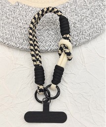 ALWAYS GOOD TIME（オルウェイズグッドタイム）の「【選べるカラー】コード編み スマホショートストラップ／マルチショートストラップ（スマホグッズ）」