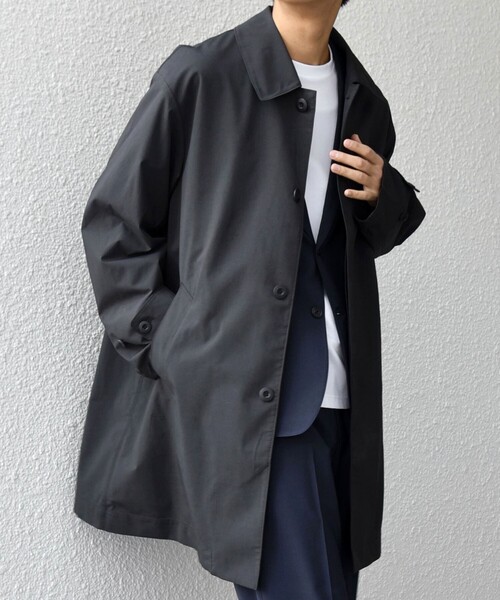 SHIPS any:〈撥水加工〉タスラン SOLOTEX(R) ステンカラー コート 26SS