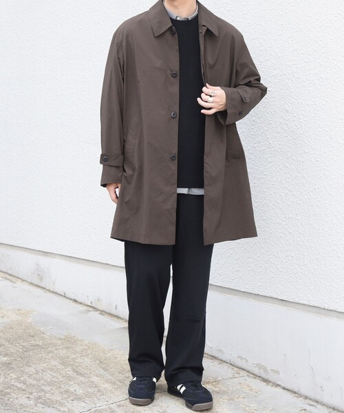 SHIPS any(シップス エニィ)の「〈撥水加工〉タスラン SOLOTEX(R) ステンカラー コート 26AW◆(ステンカラーコート・メンズ・ネイビー/ブラック/ブラウン・SMALL/MEDIUM/LARGE/X-LARGE)」の9枚目の写真