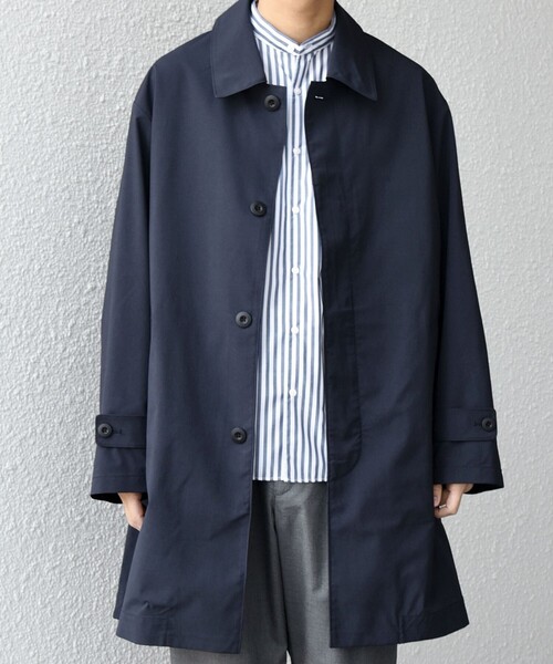 SHIPS any:〈撥水加工〉タスラン SOLOTEX(R) ステンカラー コート 26SS