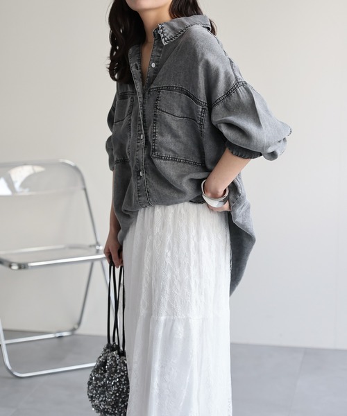 model：156cm　着用サイズ：FREE