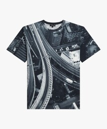 agnes b.（アニエスベー）の「メンズ フォトプリント コットン 半袖 Tシャツ "View from Agnes’ hotel window in Tokyo"（Tシャツ/カットソー）」