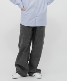 GLOBAL WORK（グローバルワーク）の「ワイドストレートデニム/AND YUA ANY/638780（デニムパンツ）」