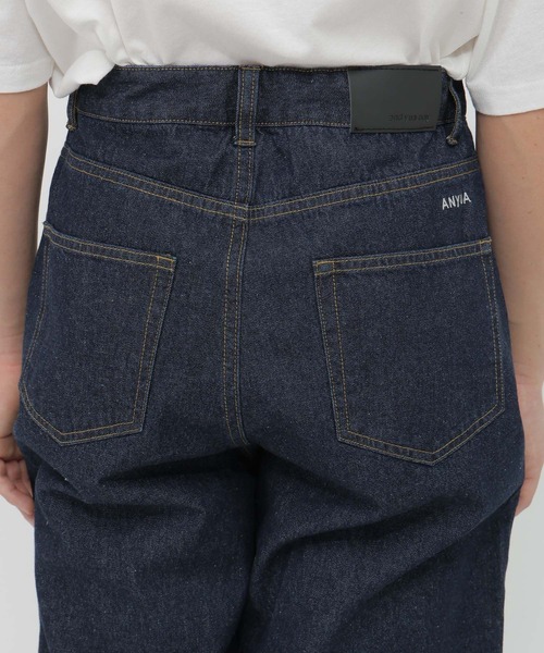 GLOBAL WORK（グローバルワーク）の「ワイドストレートデニム/AND YUA ANY/638780（デニムパンツ・キッズ・ネイビー/ブラック/サックスブルー・LARGE/MEDIUM/SMALL）」の17枚目の写真