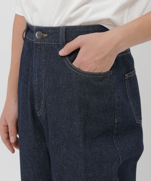 GLOBAL WORK（グローバルワーク）の「ワイドストレートデニム/AND YUA ANY/638780（デニムパンツ・キッズ・ネイビー/ブラック/サックスブルー・LARGE/MEDIUM/SMALL）」の21枚目の写真