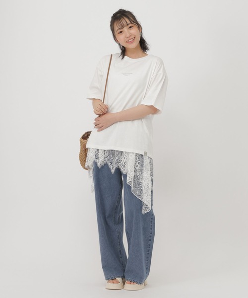 GLOBAL WORK(グローバルワーク)の「ワイドストレートデニム/AND YUA ANY/638780(デニムパンツ・キッズ・ネイビー/ブラック/サックスブルー・LARGE/MEDIUM/SMALL)」の5枚目の写真