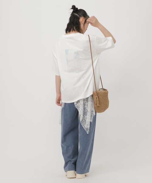 GLOBAL WORK(グローバルワーク)の「ワイドストレートデニム/AND YUA ANY/638780(デニムパンツ・キッズ・ネイビー/ブラック/サックスブルー・LARGE/MEDIUM/SMALL)」の6枚目の写真