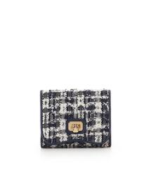 Samantha Thavasa（サマンサタバサ）の「オリジナル金具ツイード 折財布（財布）」