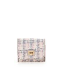 Samantha Thavasa | オリジナル金具ツイード 折財布(財布)