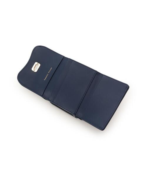 Samantha Thavasa(サマンサタバサ)の「オリジナル金具ツイード 折財布(財布・レディース・ピンク/ネイビー・FREE)」の12枚目の写真