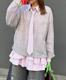 CIAOPANIC | 透かし編みルーズニットプルオーバー(ニット/セーター)