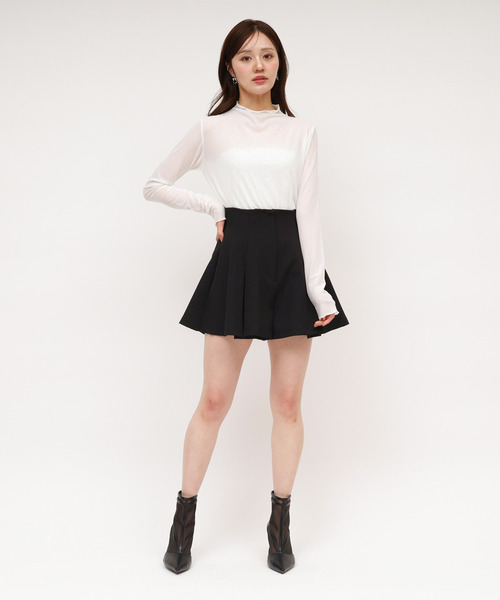 ROYAL PARTY(ロイヤルパーティー)の「キラキラシアートップス(Tシャツ/カットソー・レディース・オフホワイト/ブラック・FREE)」の10枚目の写真