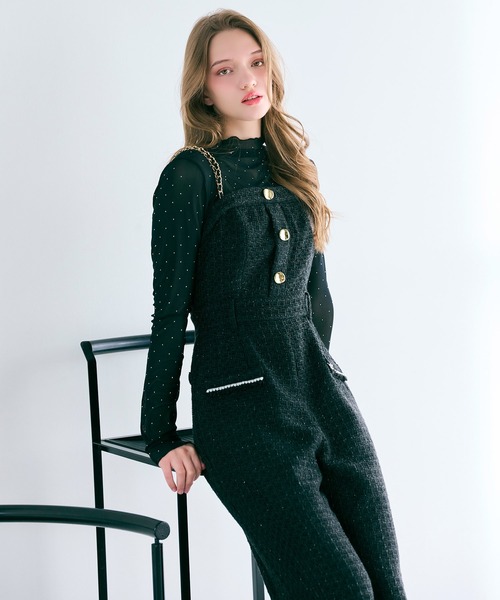 ROYAL PARTY(ロイヤルパーティー)の「キラキラシアートップス(Tシャツ/カットソー・レディース・オフホワイト/ブラック・FREE)」の16枚目の写真