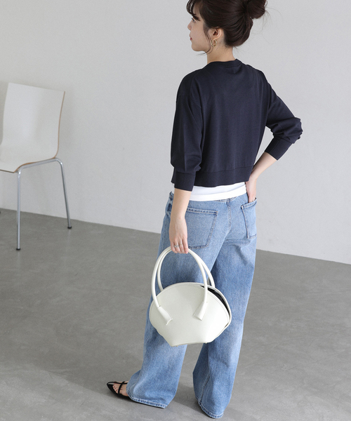 La TOTALITE（ラトータリテ）の「【洗える】TORRAZZO DONNA/トラッゾドンナ ビジューカーディガン（カーディガン/ボレロ・レディース・ピンク/グリーン/ホワイト/ネイビー・FREE）」の8枚目の写真