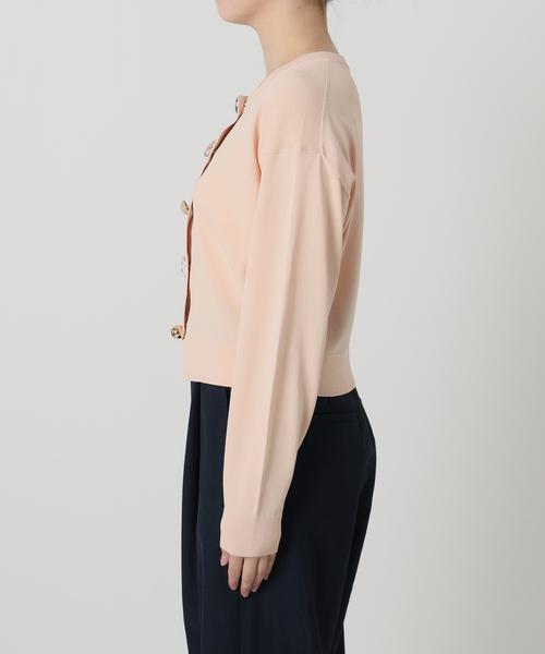 La TOTALITE（ラトータリテ）の「【洗える】TORRAZZO DONNA/トラッゾドンナ ビジューカーディガン（カーディガン/ボレロ・レディース・ピンク/グリーン/ホワイト/ネイビー・FREE）」の18枚目の写真