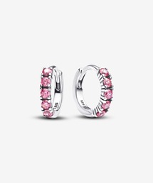 ピンク フープ ピアス