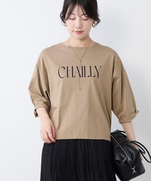 MICA&DEAL | 【WEB限定カラーあり】"CHAILLY"ロゴ5分袖Tシャツ(Tシャツ/カットソー)