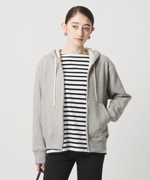 UNITED ARROWS(ユナイテッドアローズ)の「スウェット ジップアップ パーカー(パーカー・レディース・グレー系/ナチュラル・FREE)」の21枚目の写真