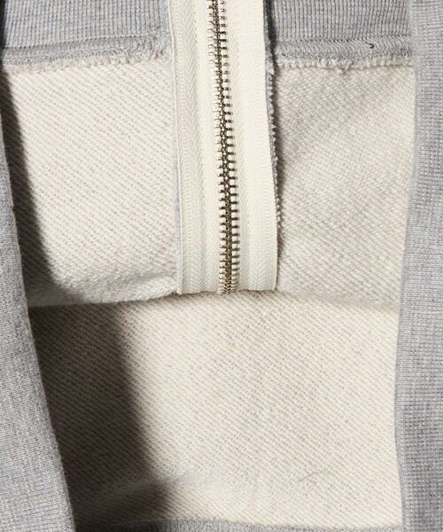 UNITED ARROWS(ユナイテッドアローズ)の「スウェット ジップアップ パーカー(パーカー・レディース・グレー系/ナチュラル・FREE)」の9枚目の写真