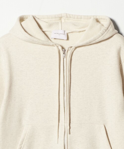UNITED ARROWS(ユナイテッドアローズ)の「スウェット ジップアップ パーカー(パーカー・レディース・グレー系/ナチュラル・FREE)」の6枚目の写真